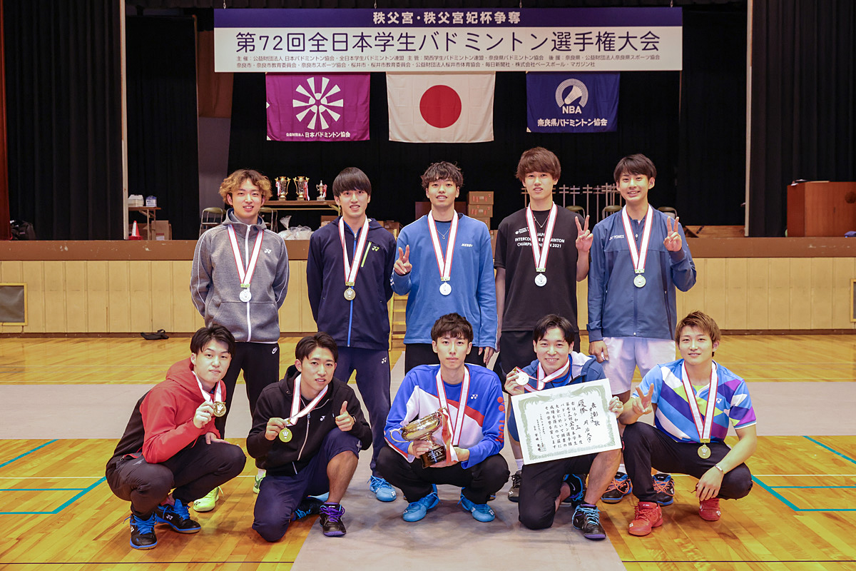 第72回全日本学生(奈良大会) 団体戦入賞チーム