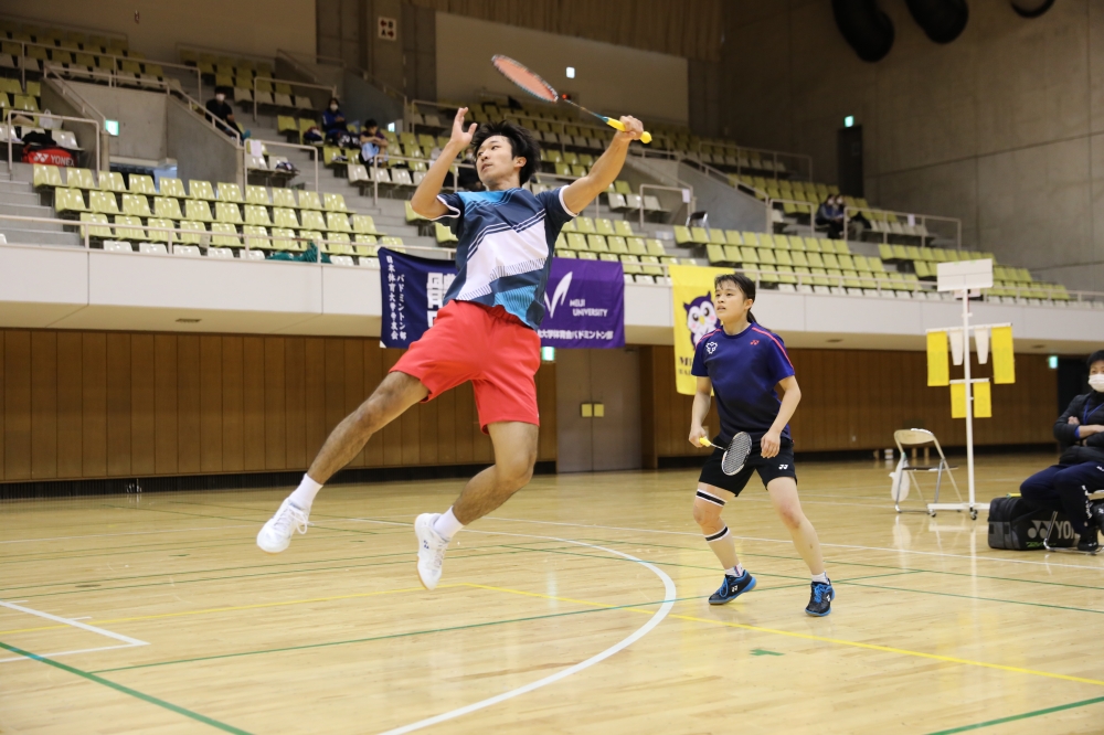 第9回全日本学生ミックスダブルス選手権大会 プレー写真 @郡山総合体育館