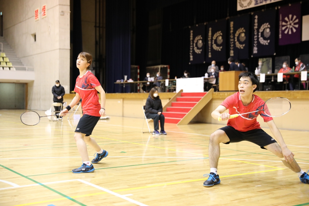 第9回全日本学生ミックスダブルス選手権大会 プレー写真 @郡山総合体育館