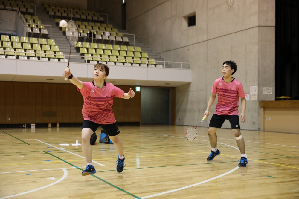 第9回全日本学生ミックスダブルス選手権大会 プレー写真 @郡山総合体育館