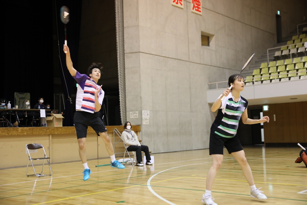 第9回全日本学生ミックスダブルス選手権大会 プレー写真 @郡山総合体育館