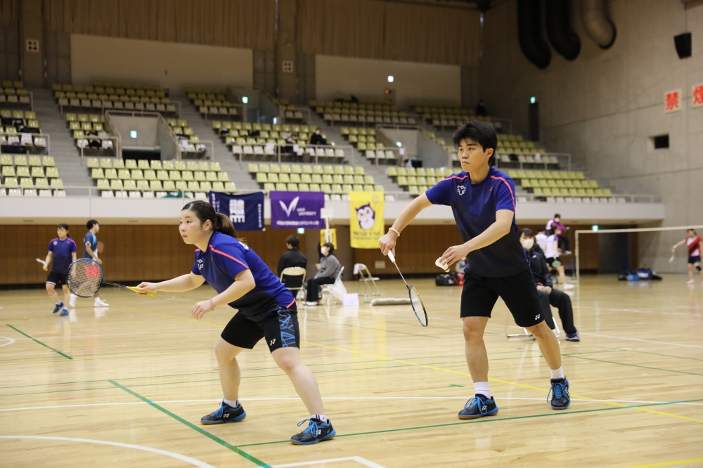 第9回全日本学生ミックスダブルス選手権大会 プレー写真 @郡山総合体育館