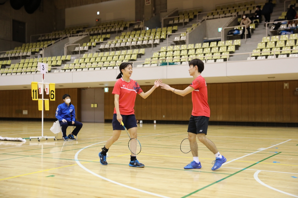 第9回全日本学生ミックスダブルス選手権大会 プレー写真 @郡山総合体育館
