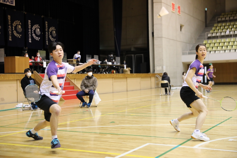 第9回全日本学生ミックスダブルス選手権大会 プレー写真 @郡山総合体育館