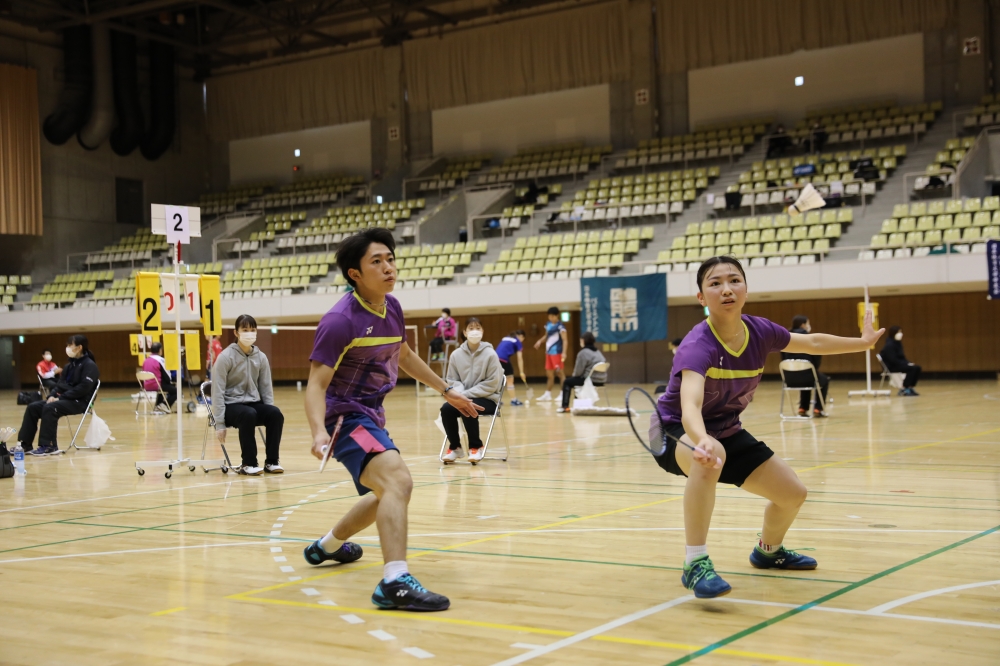 第9回全日本学生ミックスダブルス選手権大会 プレー写真 @郡山総合体育館