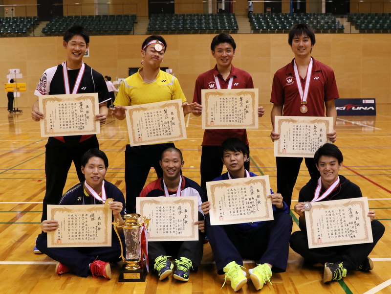 第68回全日本学生 個人戦入賞選手 @一宮市総合体育館