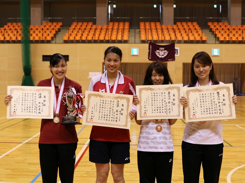 第68回全日本学生 個人戦入賞選手 @一宮市総合体育館