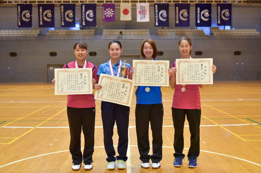 第70回全日本学生 個人戦入賞選手 @小田原アリーナ
