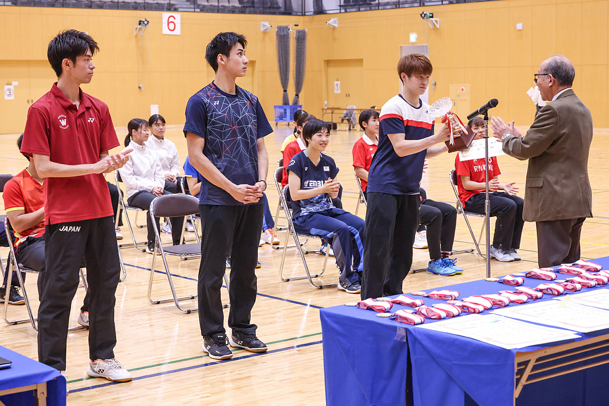 第74回全日本学生バドミントン選手権大会(名古屋)個人戦入賞者