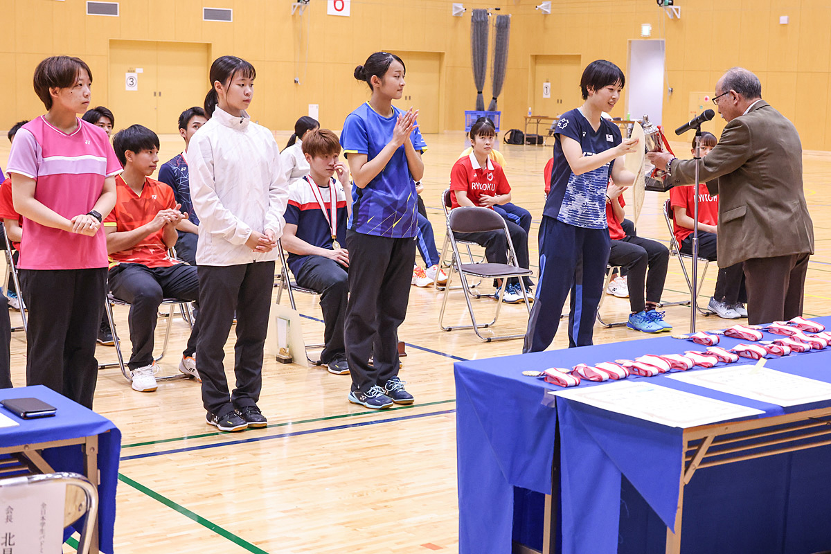 第74回全日本学生バドミントン選手権大会(名古屋)個人戦入賞者