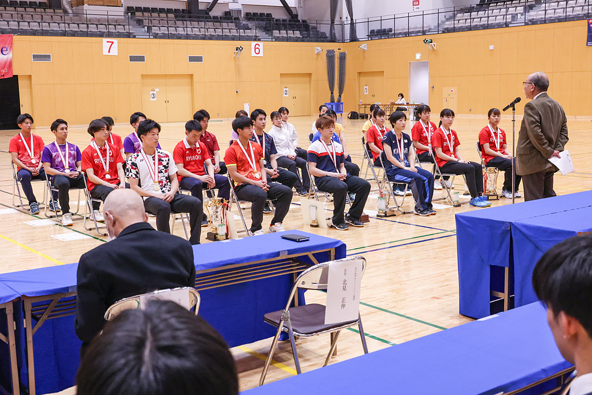 第74回全日本学生バドミントン選手権大会(名古屋)個人戦入賞者