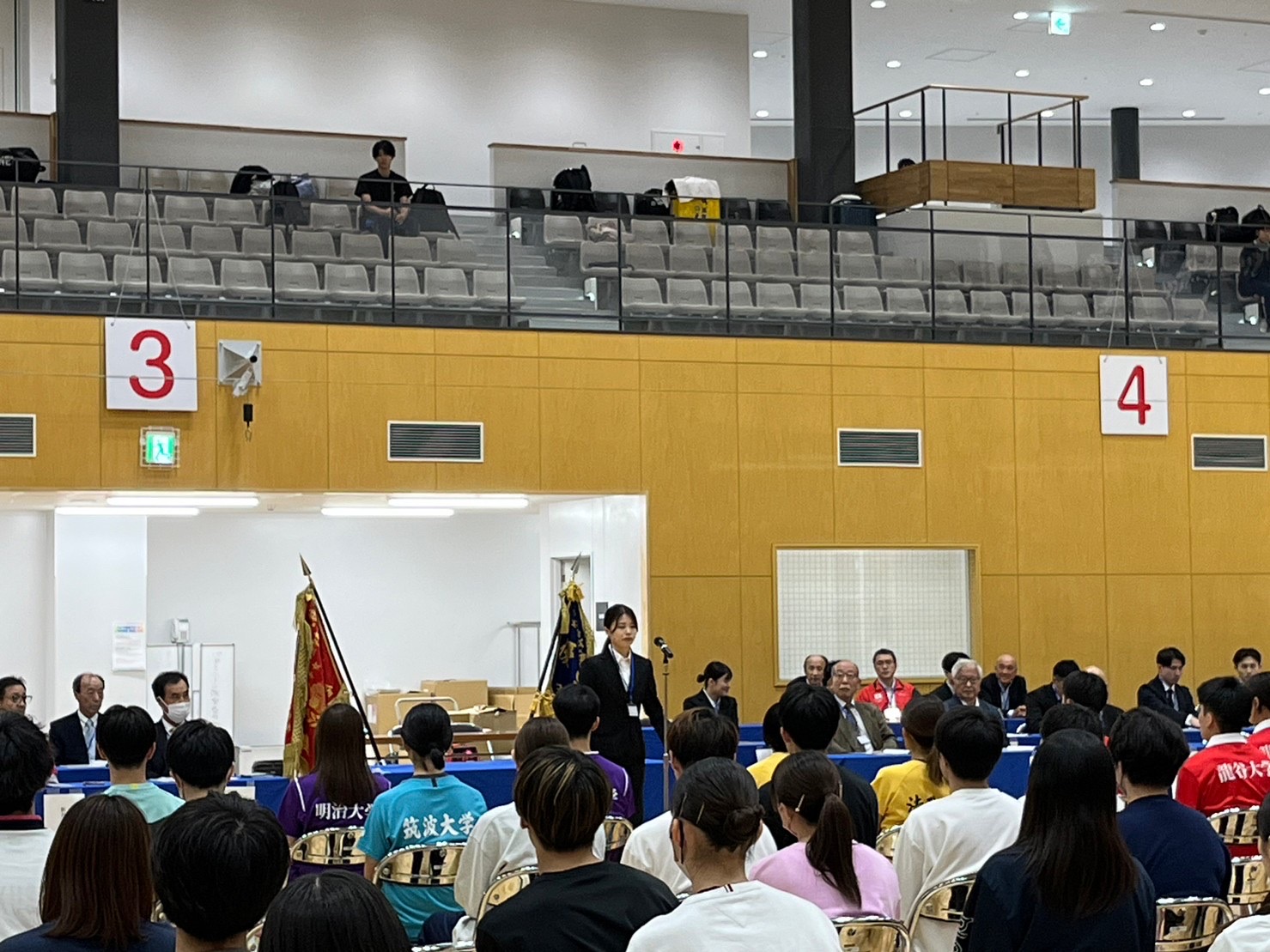 第74回全日本学生バドミントン選手権大会(名古屋)開会式・表彰式・閉会式