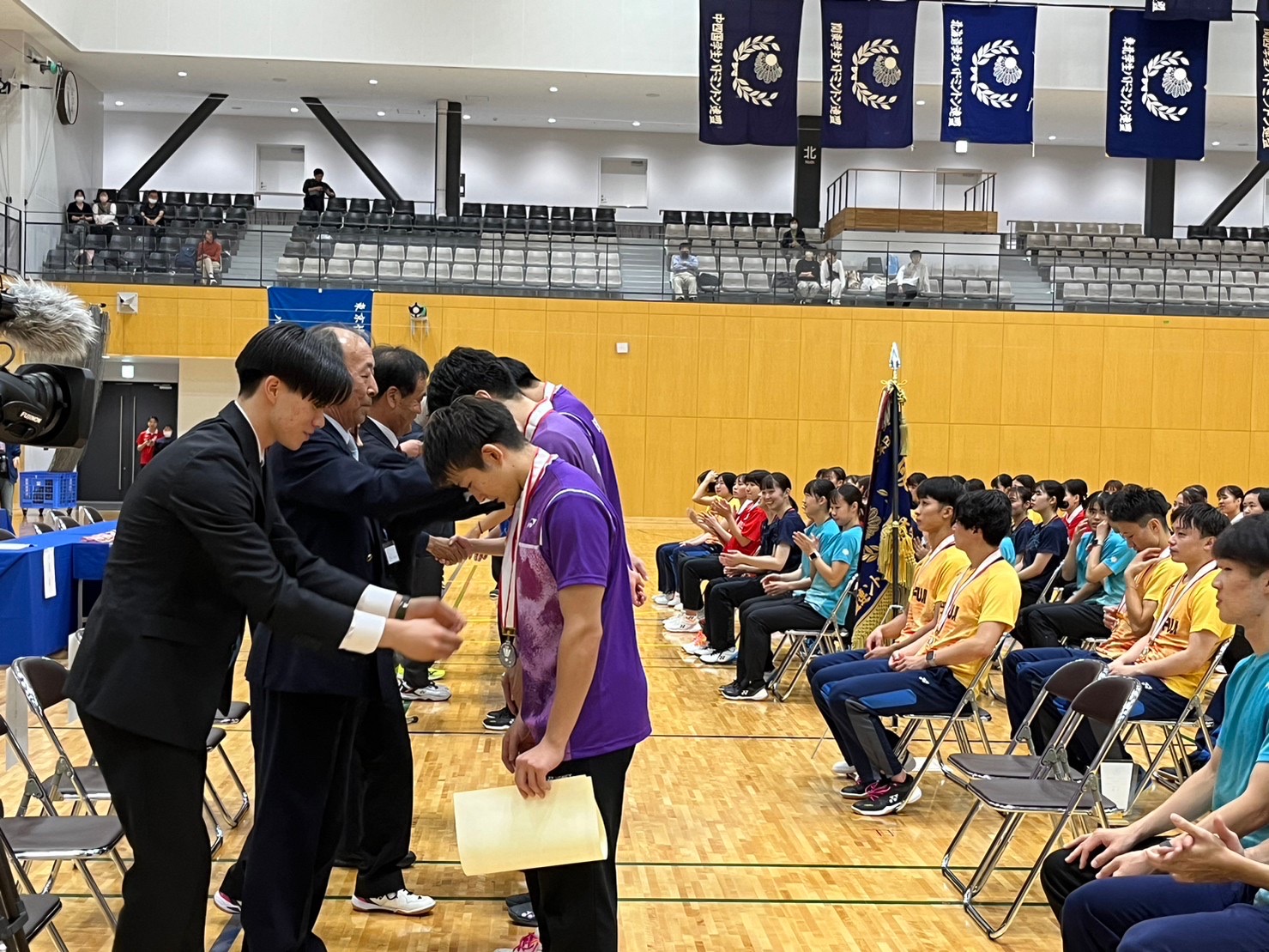 第74回全日本学生バドミントン選手権大会(名古屋)開会式・表彰式・閉会式