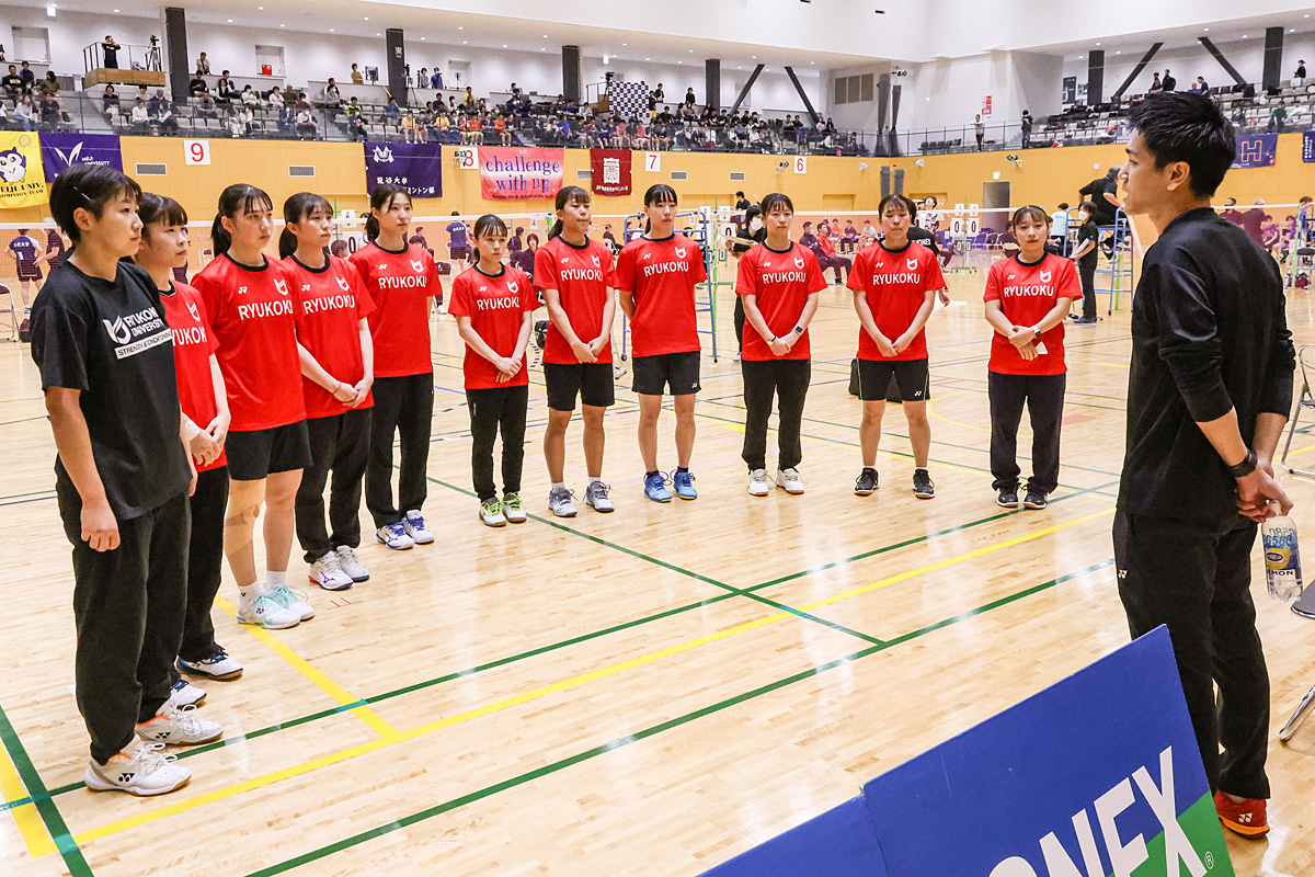 第74回全日本学生バドミントン選手権大会プレー写真 (名古屋)