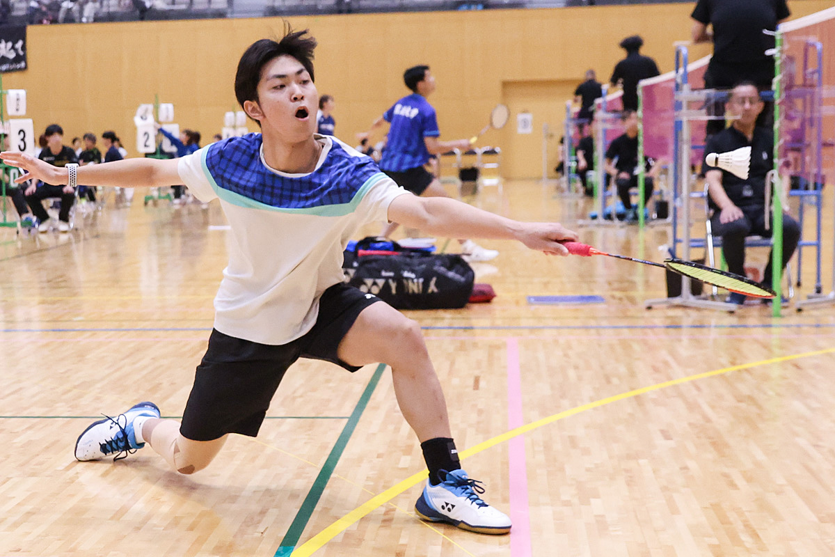 第74回全日本学生バドミントン選手権大会プレー写真 (名古屋)