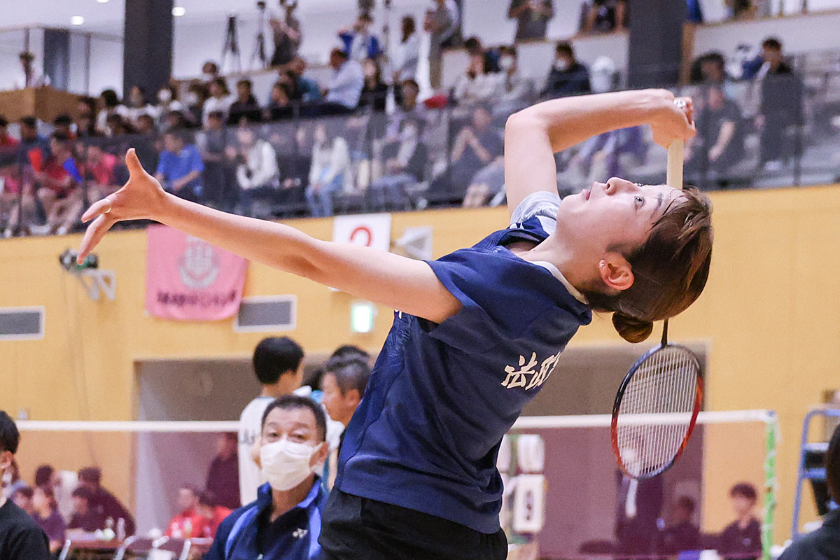 第74回全日本学生バドミントン選手権大会プレー写真 (名古屋)