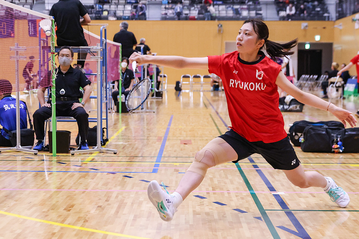 第74回全日本学生バドミントン選手権大会プレー写真 (名古屋)