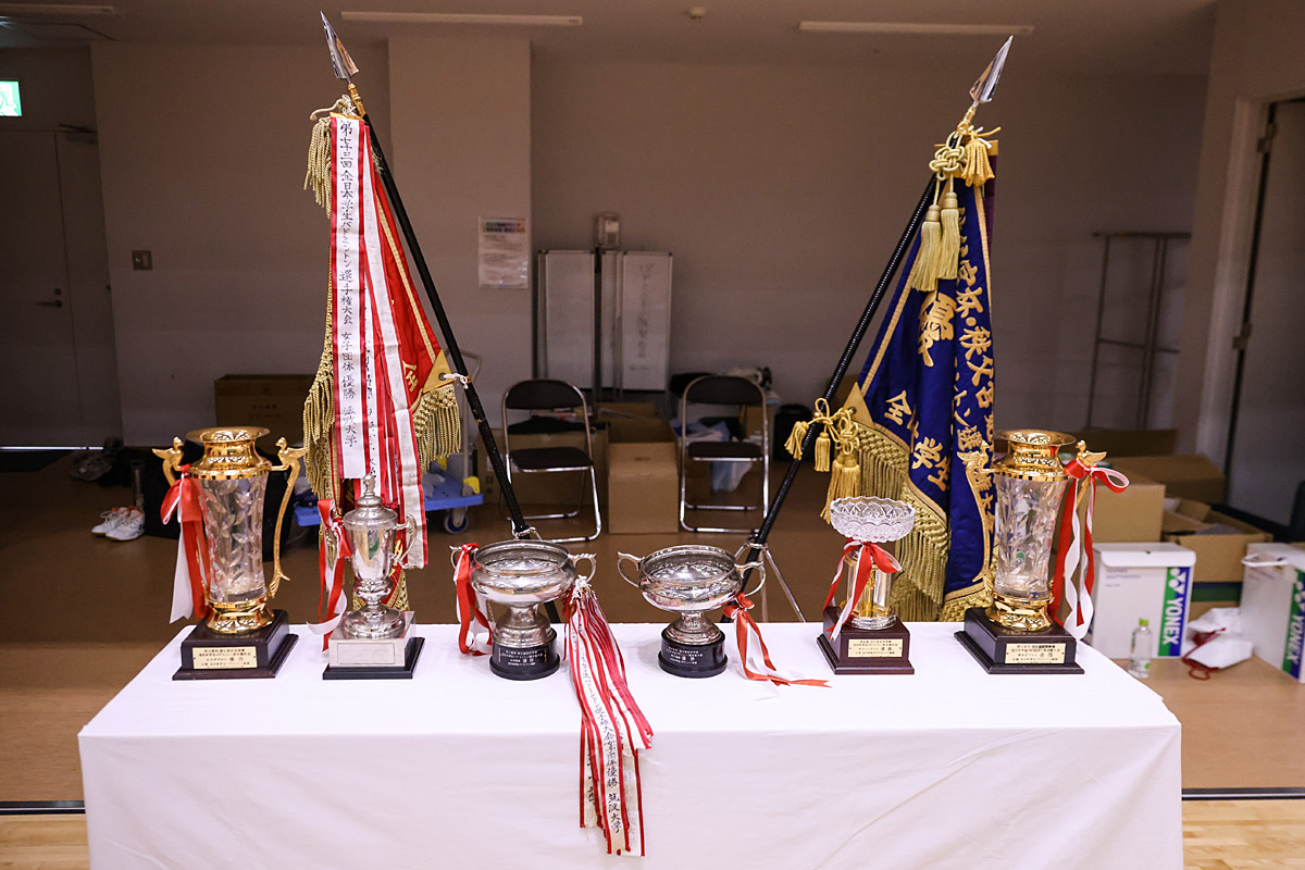 第74回全日本学生バドミントン選手権大会プレー写真 (名古屋)