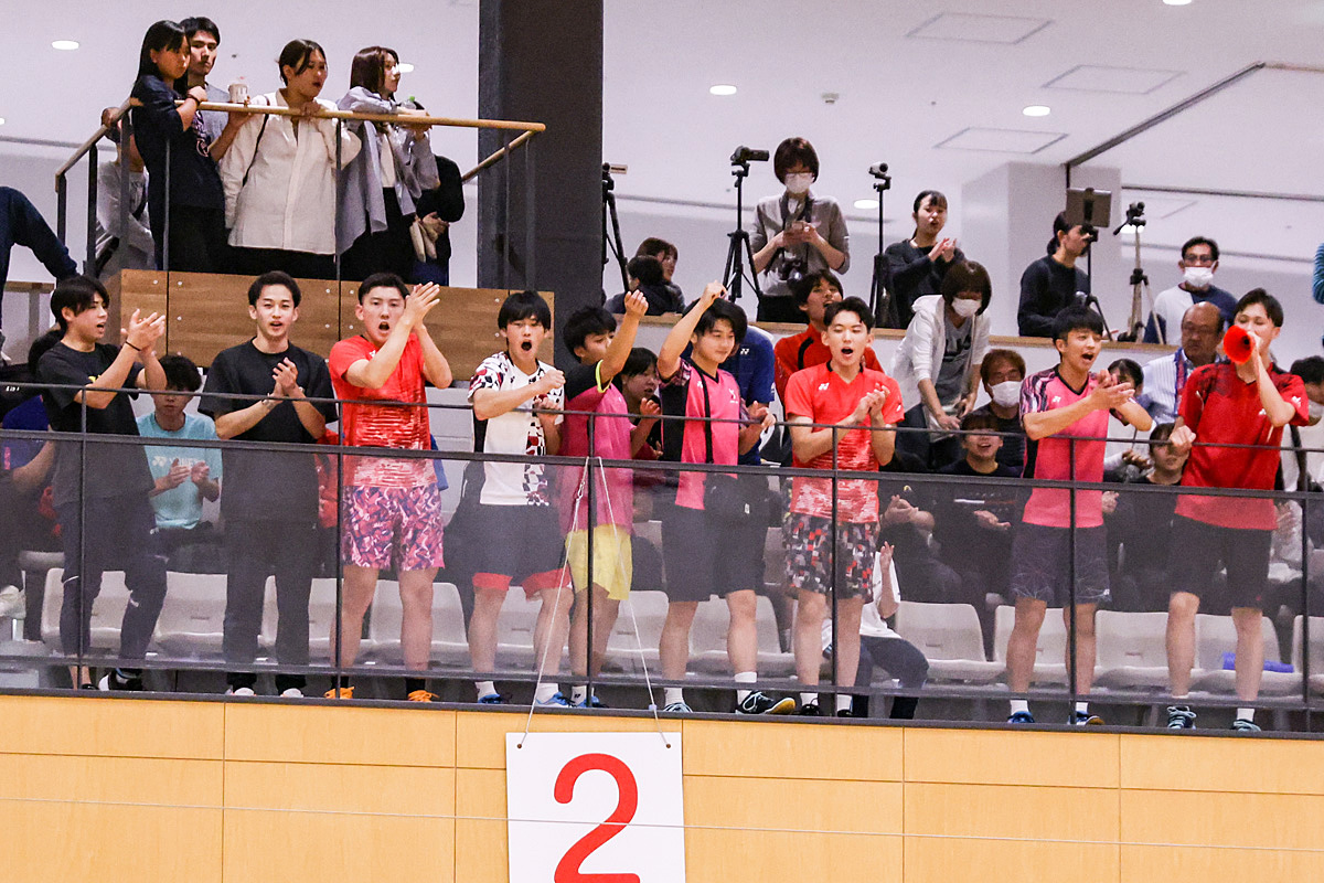 第74回全日本学生バドミントン選手権大会プレー写真 (名古屋)