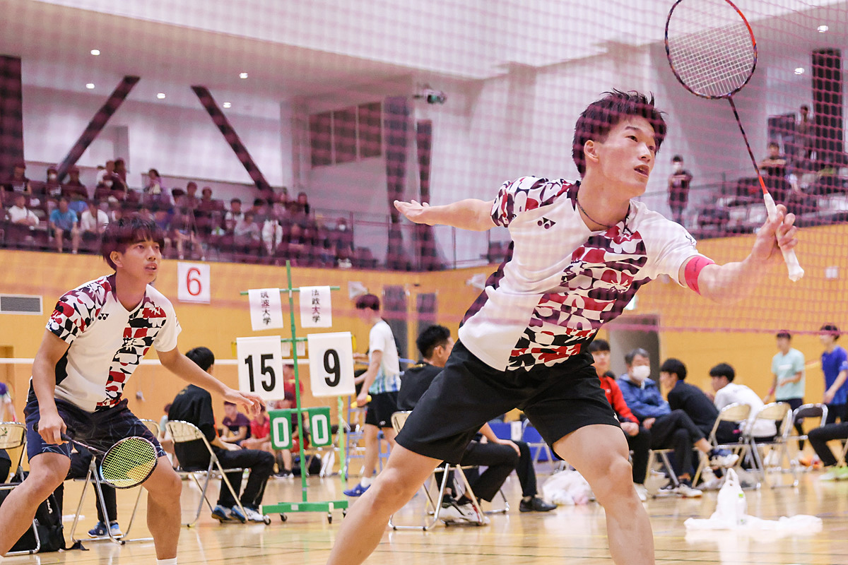 第74回全日本学生バドミントン選手権大会プレー写真 (名古屋)
