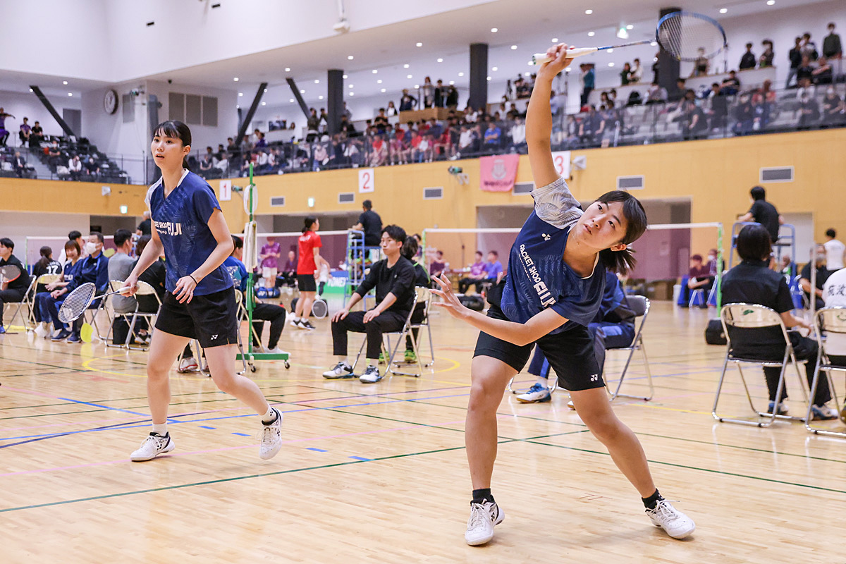 第74回全日本学生バドミントン選手権大会プレー写真 (名古屋)
