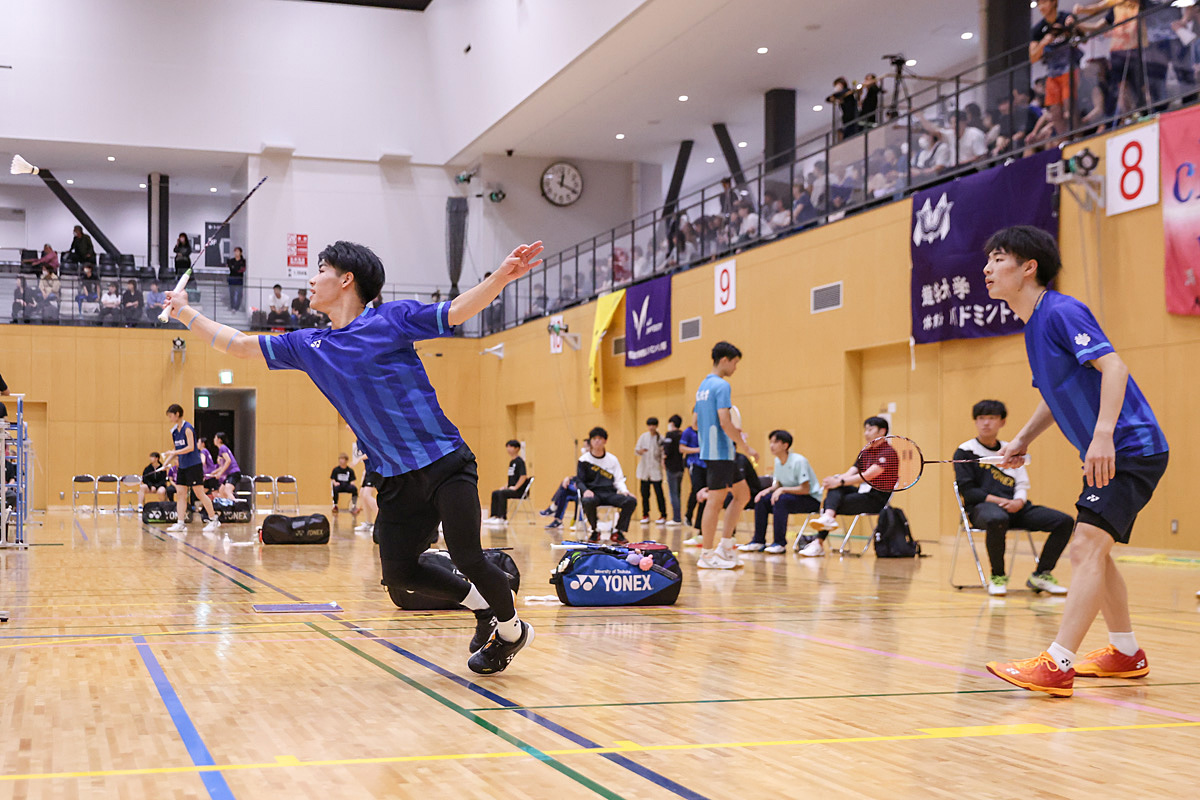 第74回全日本学生バドミントン選手権大会プレー写真 (名古屋)