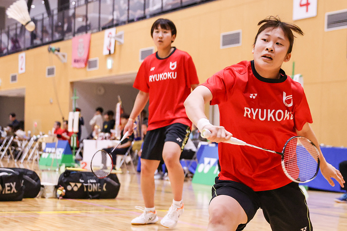 第74回全日本学生バドミントン選手権大会プレー写真 (名古屋)