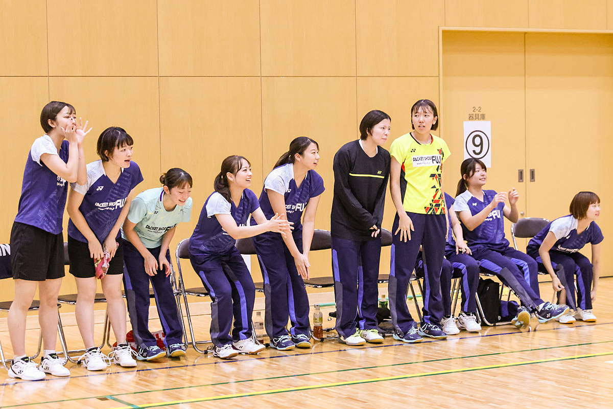第74回全日本学生バドミントン選手権大会プレー写真 (名古屋)