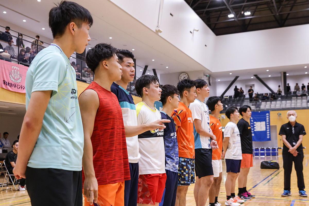 第74回全日本学生バドミントン選手権大会プレー写真 (名古屋)