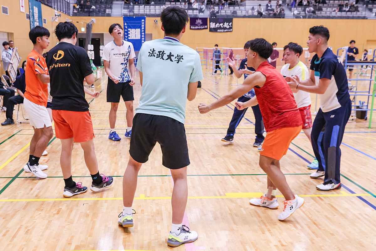 第74回全日本学生バドミントン選手権大会プレー写真 (名古屋)