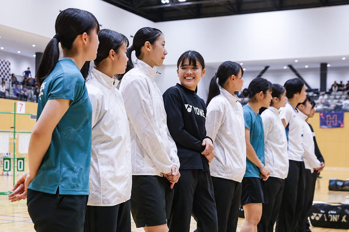 第74回全日本学生バドミントン選手権大会プレー写真 (名古屋)
