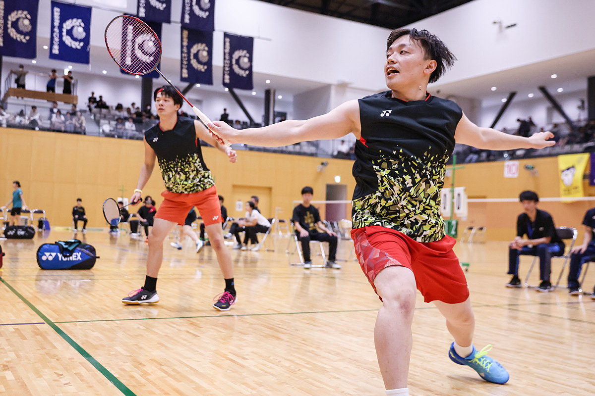第74回全日本学生バドミントン選手権大会プレー写真 (名古屋)