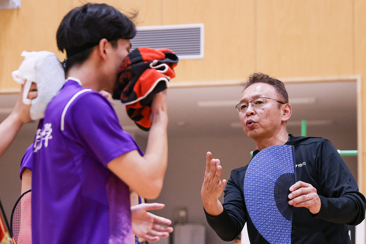第74回全日本学生バドミントン選手権大会プレー写真 (名古屋)