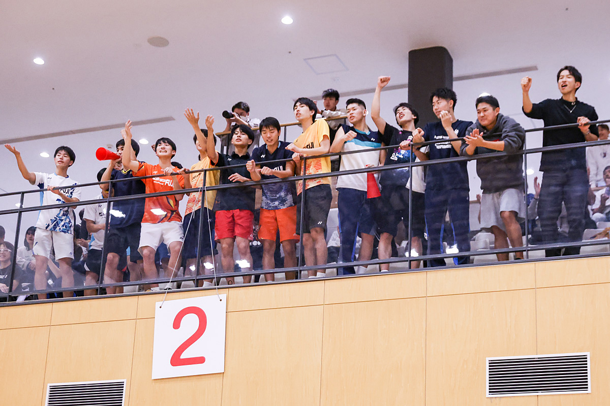第74回全日本学生バドミントン選手権大会プレー写真 (名古屋)