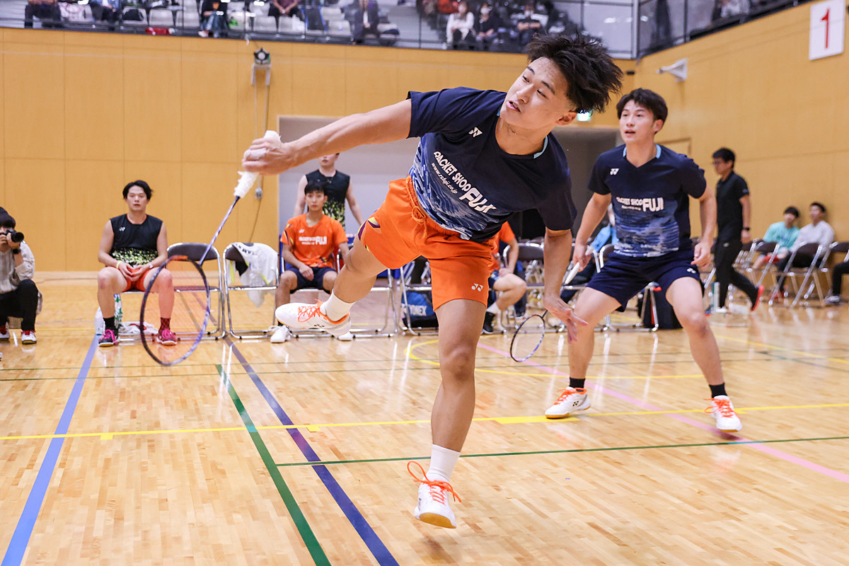 第74回全日本学生バドミントン選手権大会プレー写真 (名古屋)