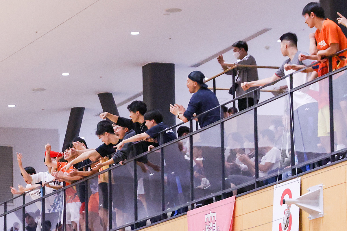 第74回全日本学生バドミントン選手権大会プレー写真 (名古屋)