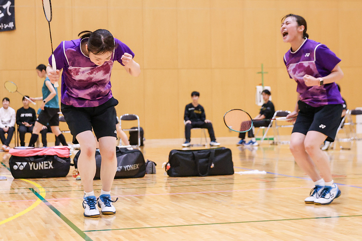 第74回全日本学生バドミントン選手権大会プレー写真 (名古屋)