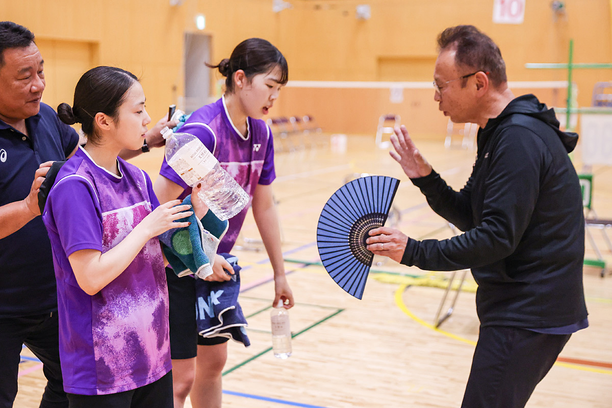 第74回全日本学生バドミントン選手権大会プレー写真 (名古屋)