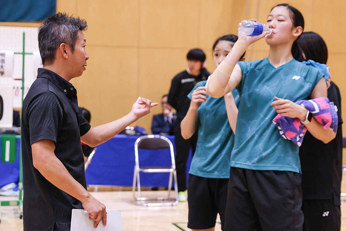 第74回全日本学生バドミントン選手権大会プレー写真 (名古屋)