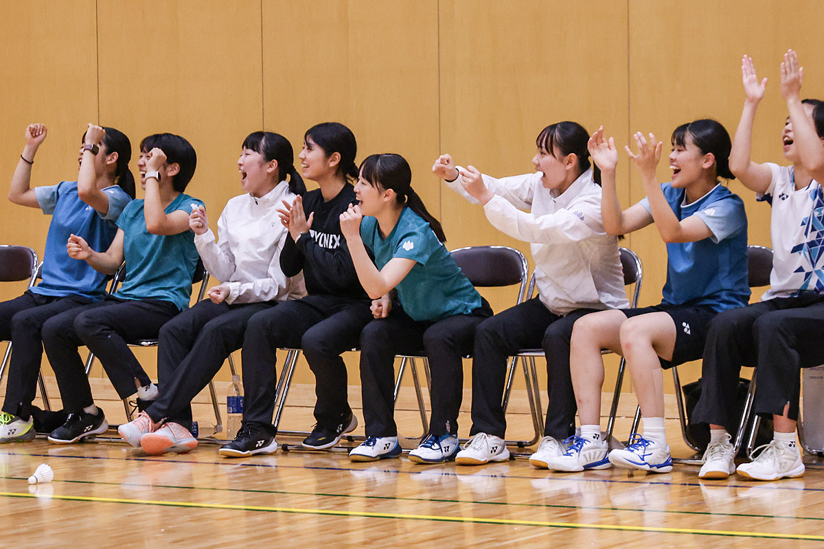 第74回全日本学生バドミントン選手権大会プレー写真 (名古屋)