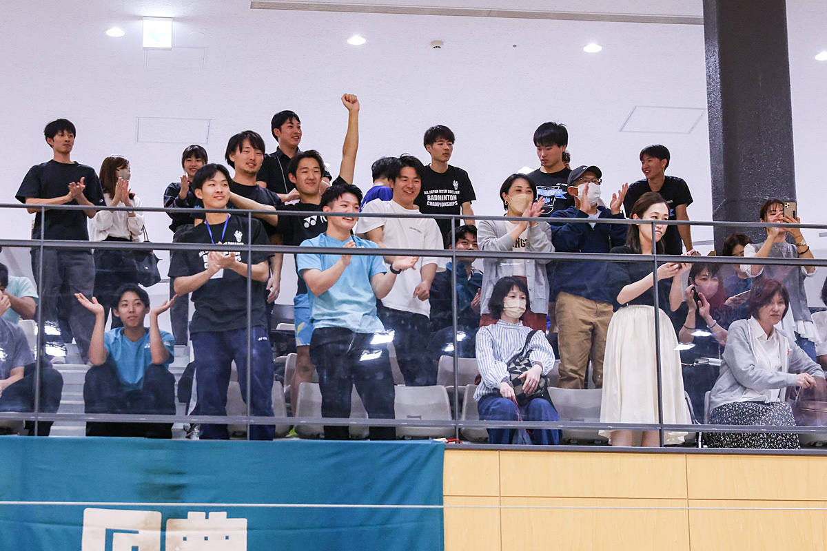 第74回全日本学生バドミントン選手権大会プレー写真 (名古屋)