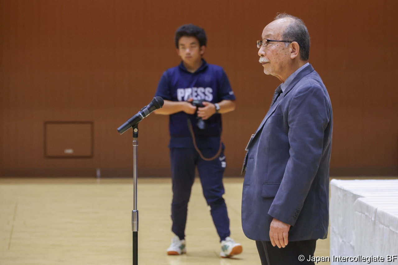 第75回全日本学生バドミントン選手権大会 (京都) 閉会式