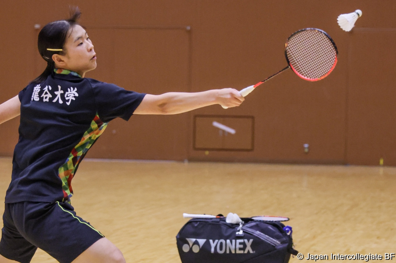第75回全日本学生バドミントン選手権大会 (京都) 10月16日 プレー写真 