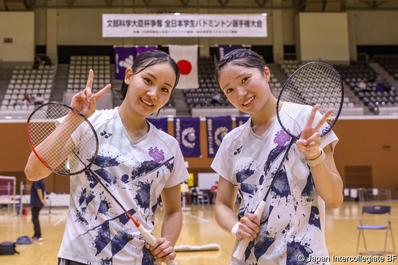 第75回全日本学生バドミントン選手権大会 (京都) 10月16日 プレー写真 