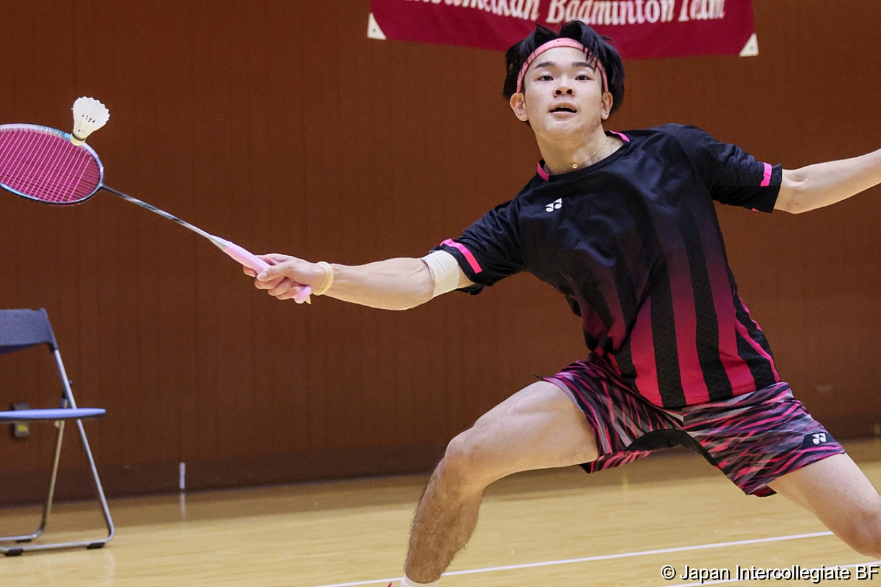 第75回全日本学生バドミントン選手権大会 (京都) 10月15日 プレー写真 
