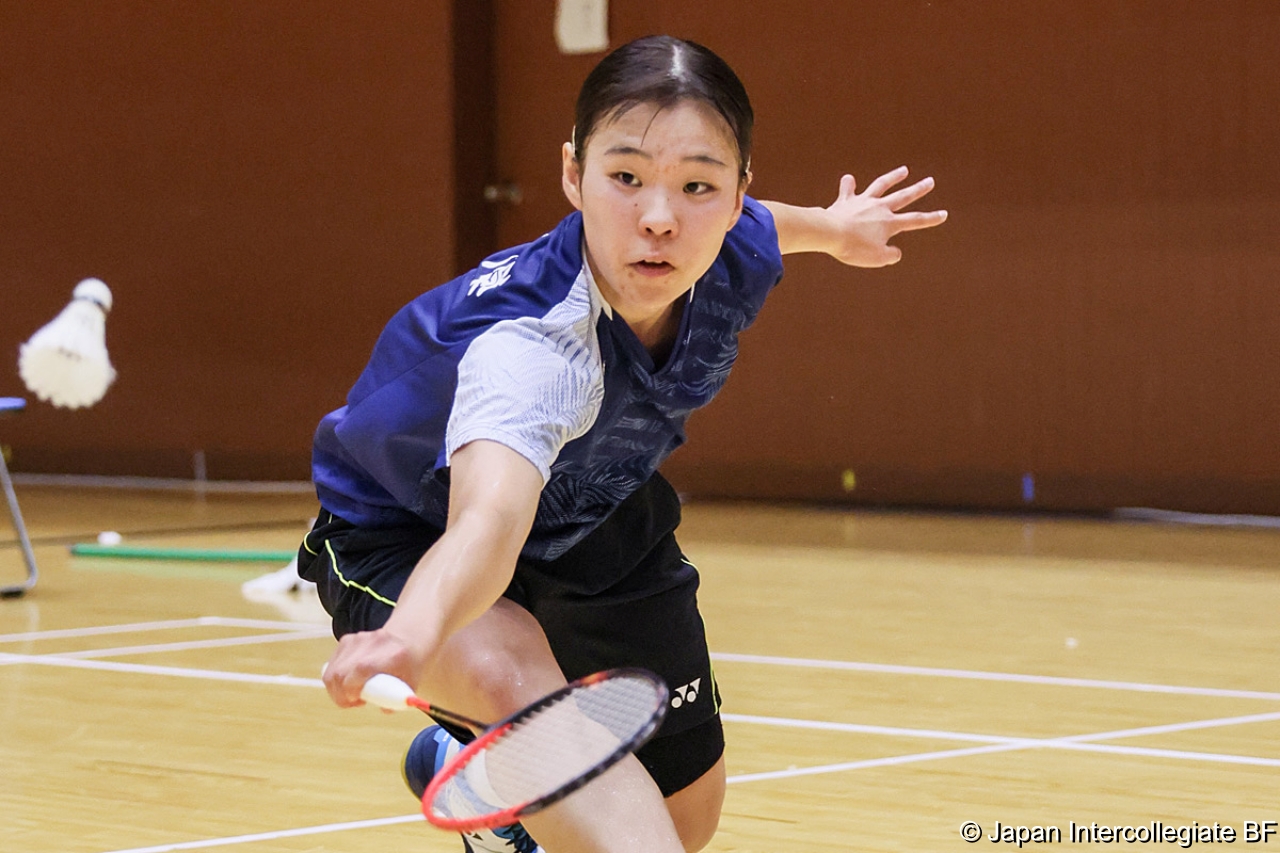 第75回全日本学生バドミントン選手権大会 (京都) 10月15日 プレー写真 