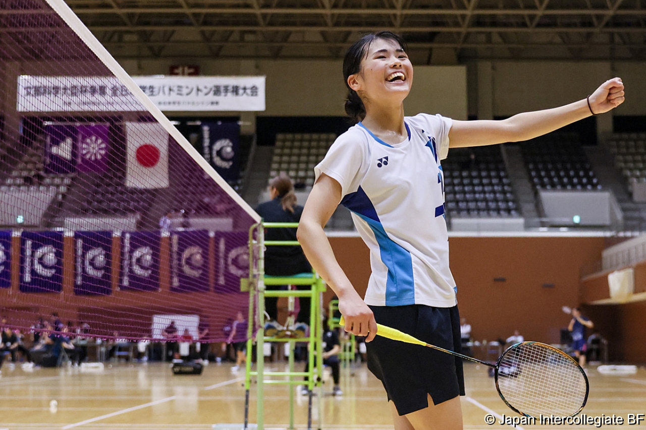 第75回全日本学生バドミントン選手権大会 (京都) 10月15日 プレー写真 