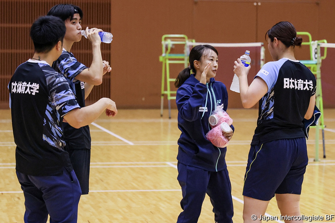 第75回全日本学生バドミントン選手権大会 (京都) 10月15日 プレー写真 